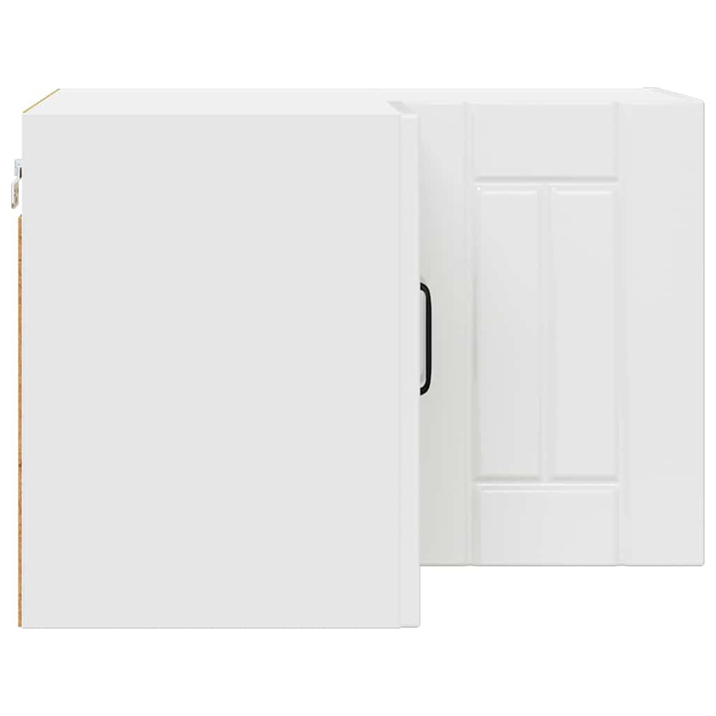 Kitchen Cabinet with Shelf High Gloss White 57 x 57 x 40 cm