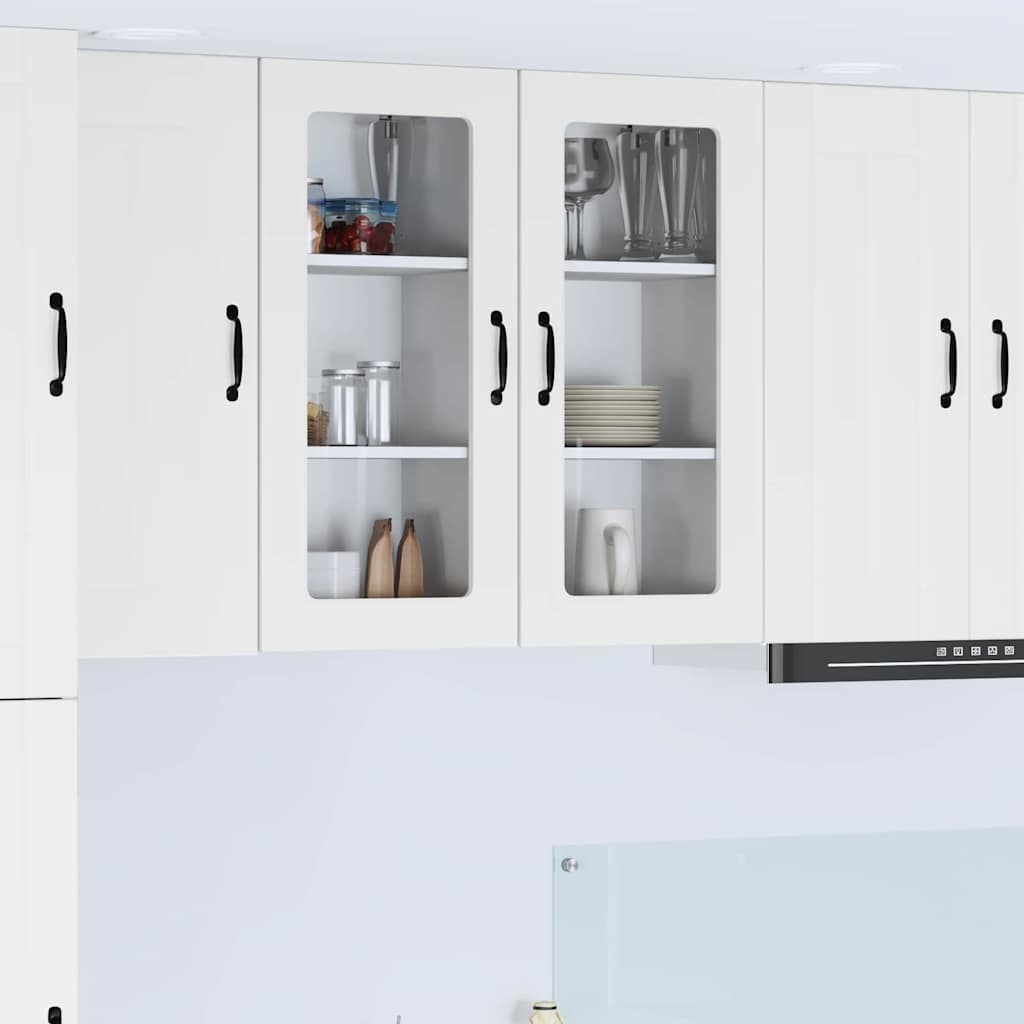 Kitchen Cabinet 2 pcs White 40 x 31 x 80 cm Engineered Wood