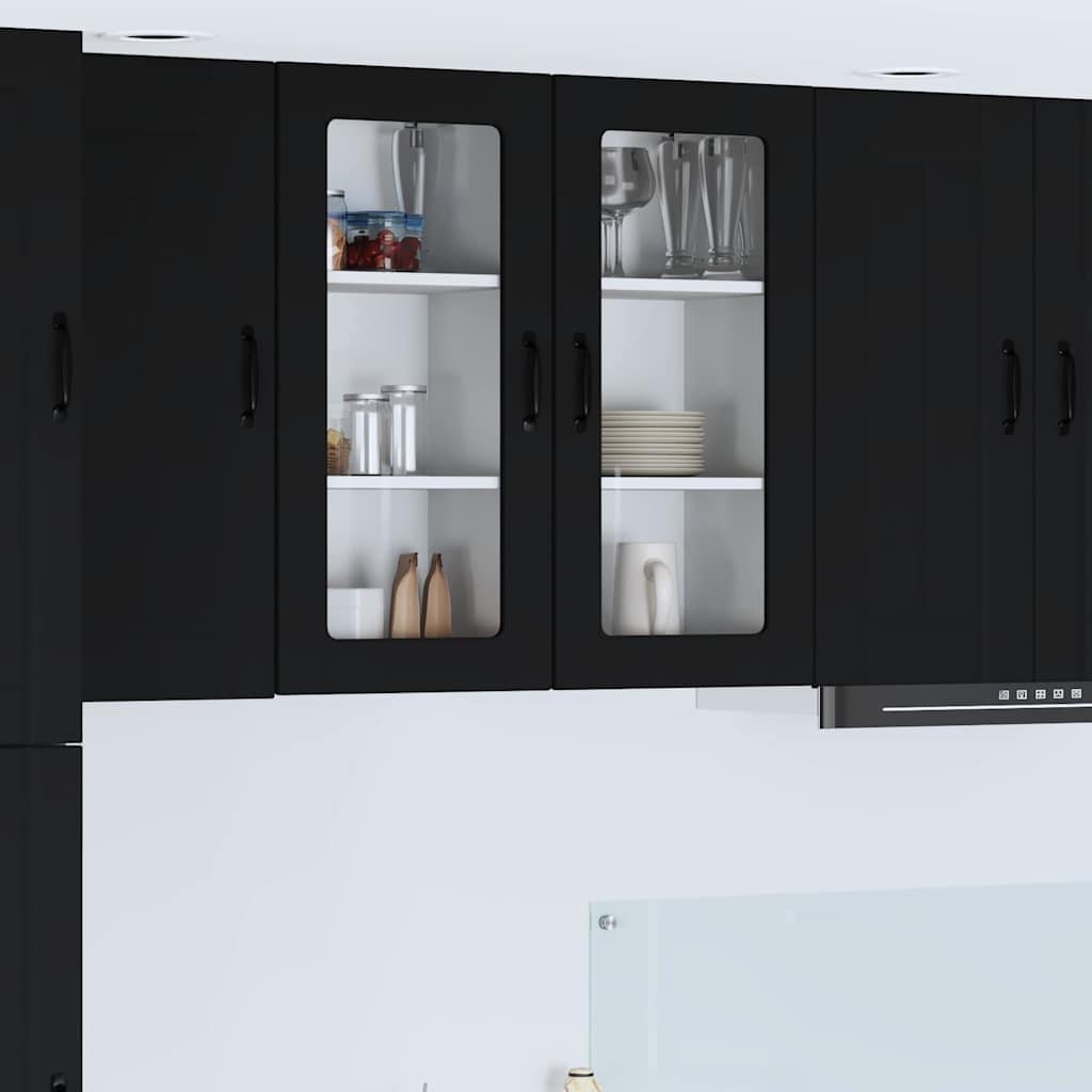 Kitchen Cabinet Black 40 x 31 x 80 cm Engineered Wood