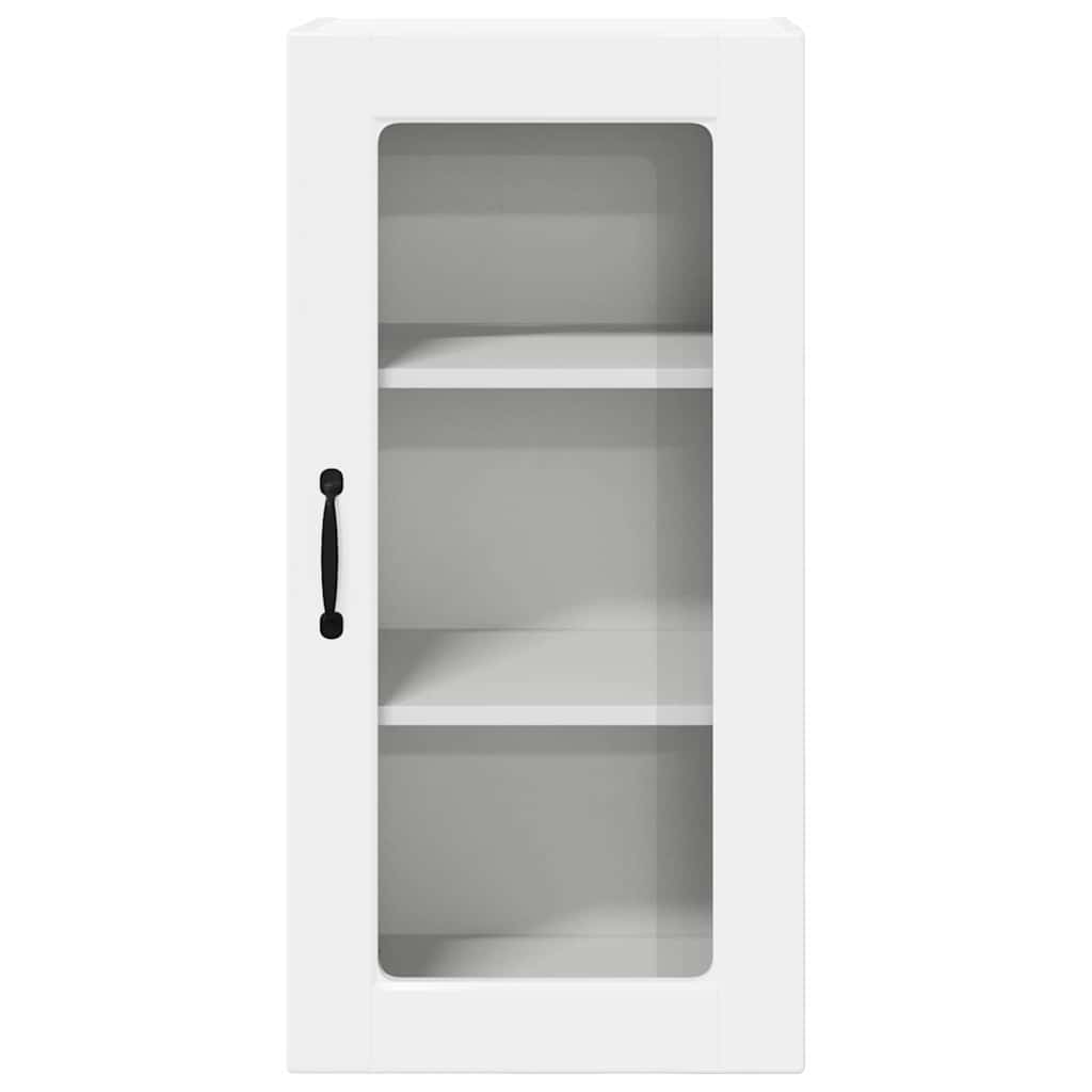 Kitchen Cabinet with Shelf High Gloss White 40 x 31 x 80 cm