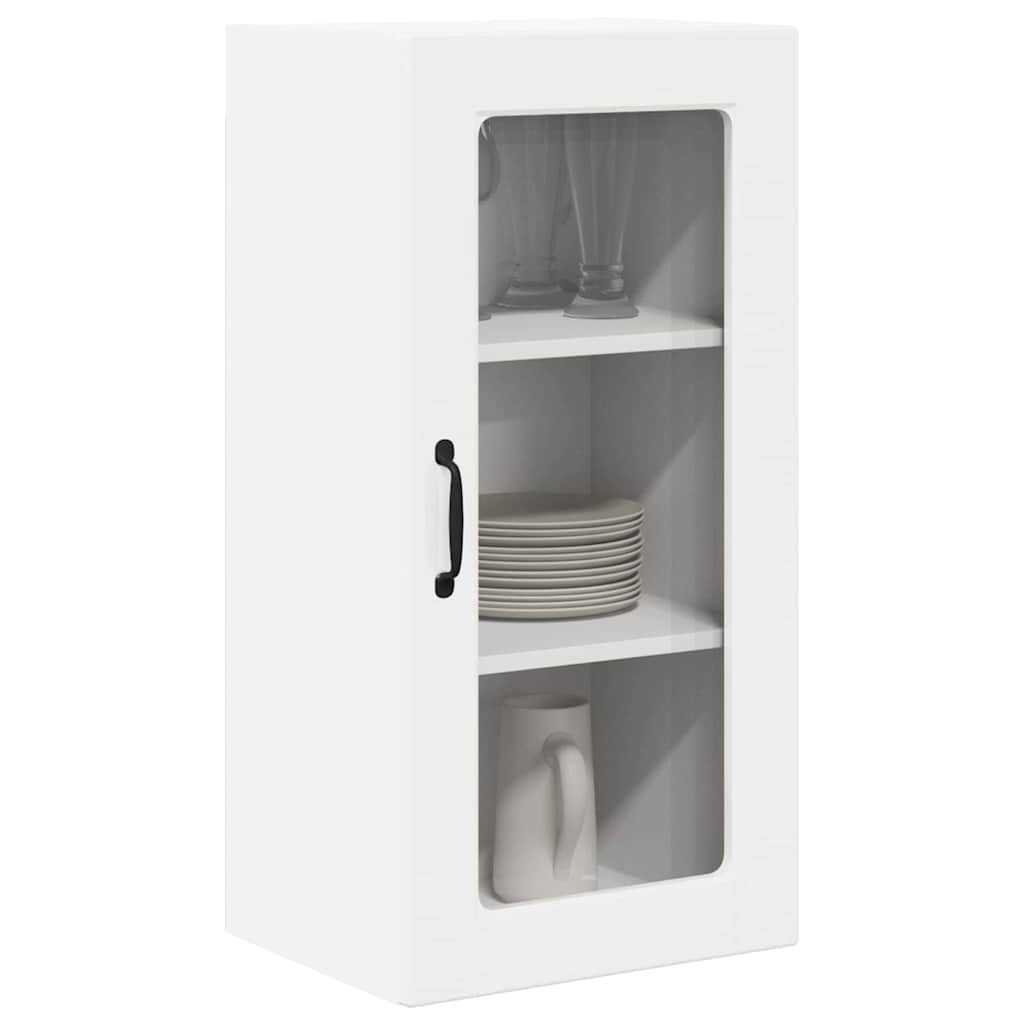 Kitchen Cabinet with Shelf High Gloss White 40 x 31 x 80 cm