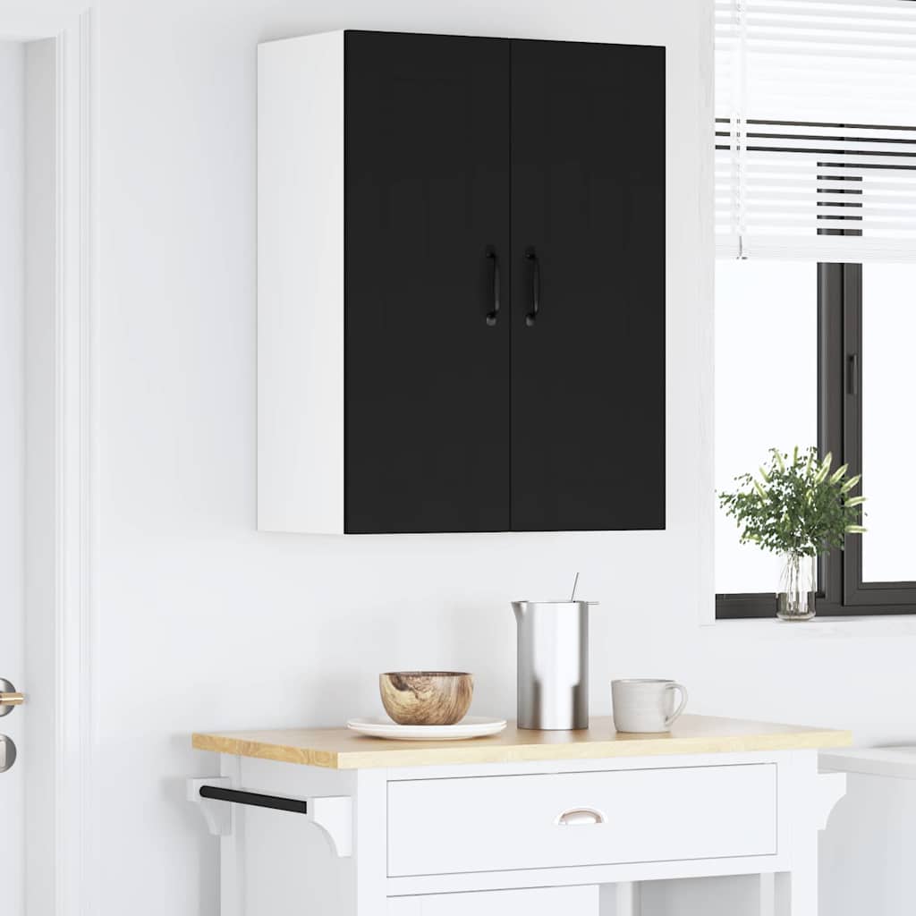 Kitchen Cabinet Black 30 x 31 x 80 cm Engineered Wood