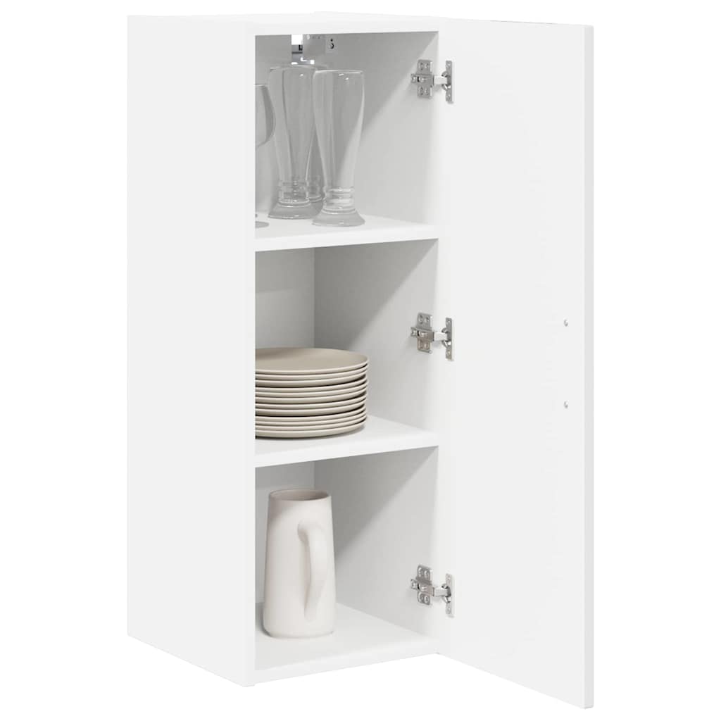 Kitchen Cabinet with Shelf High Gloss White 30 x 31 x 80 cm