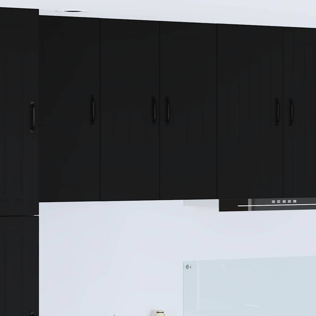 Kitchen Cabinet Black 60 x 31 x 80 cm Engineered Wood