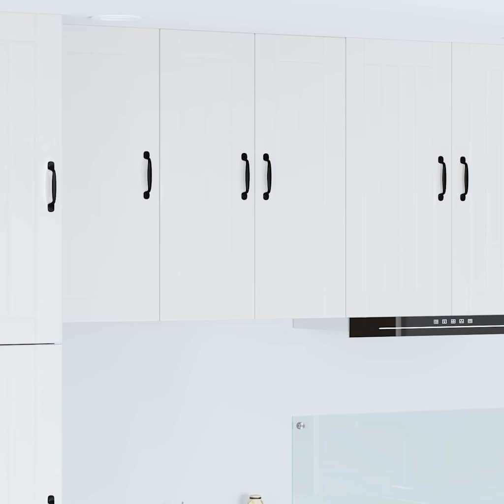 Kitchen Cabinet with Shelf High Gloss White 60 x 31 x 80 cm