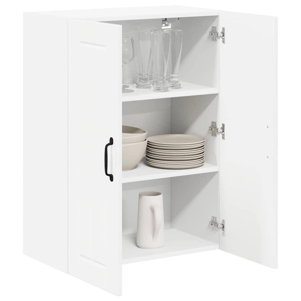Kitchen Cabinet with Shelf High Gloss White 60 x 31 x 80 cm
