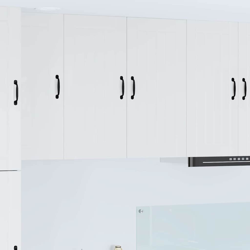 Kitchen Cabinet with Shelf High Gloss White 80 x 31 x 80 cm