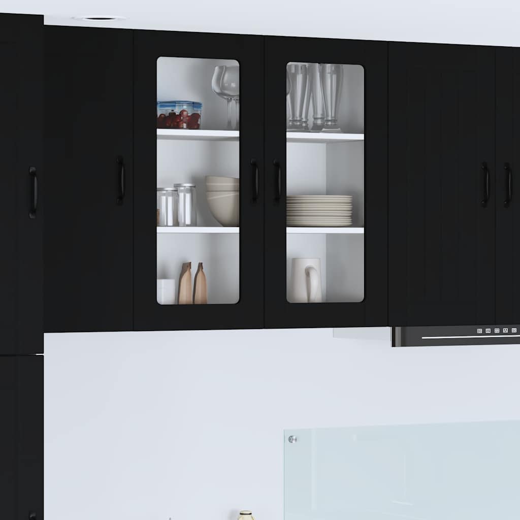 Kitchen Cabinet Black 80 x 31 x 80 cm Engineered Wood