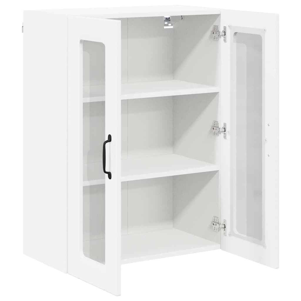 Kitchen Cabinet with Shelf High Gloss White 60 x 31 x 80 cm