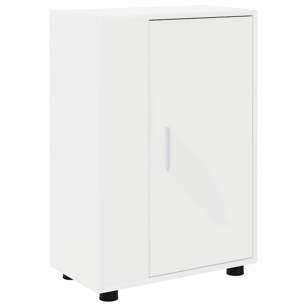 4 Piece TV Cabinet Set Wall-mounted White Engineered wood