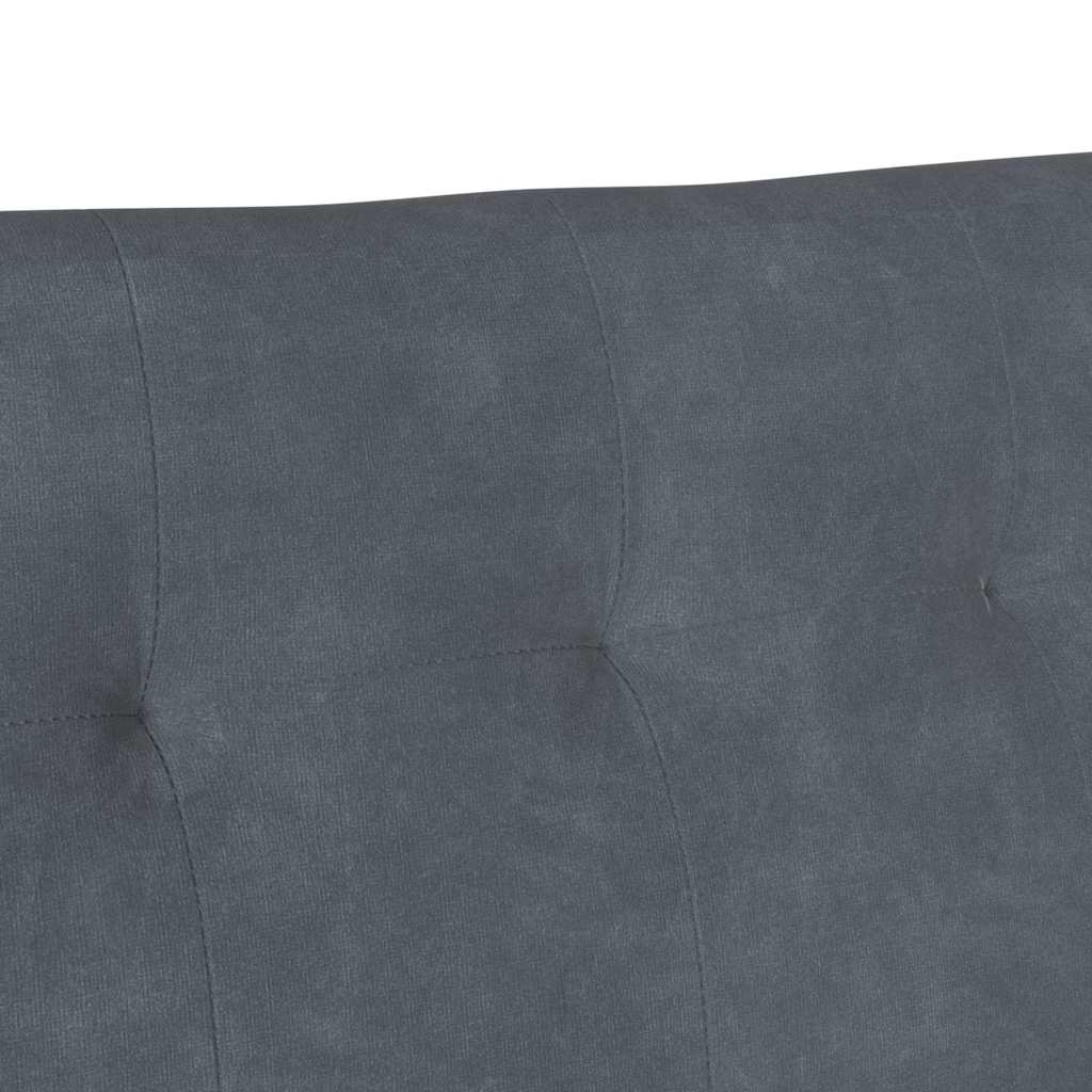Chesterfield Bench Dark Grey 112 x 65.5 x 75 cm Velvet