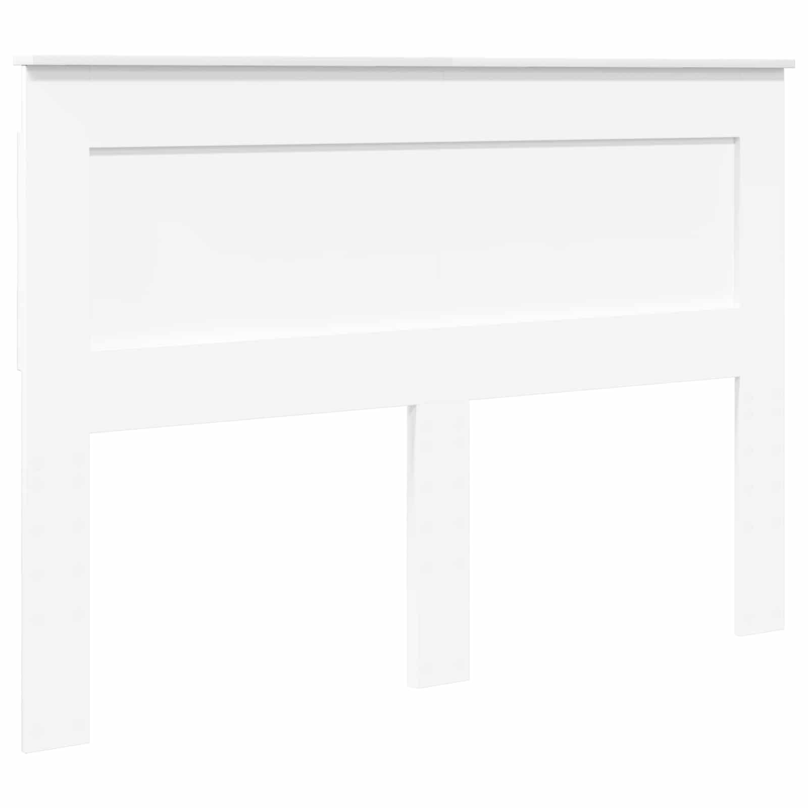 Bed Frame with Drawer Manual White 150 x 200 cm Engineered Wood