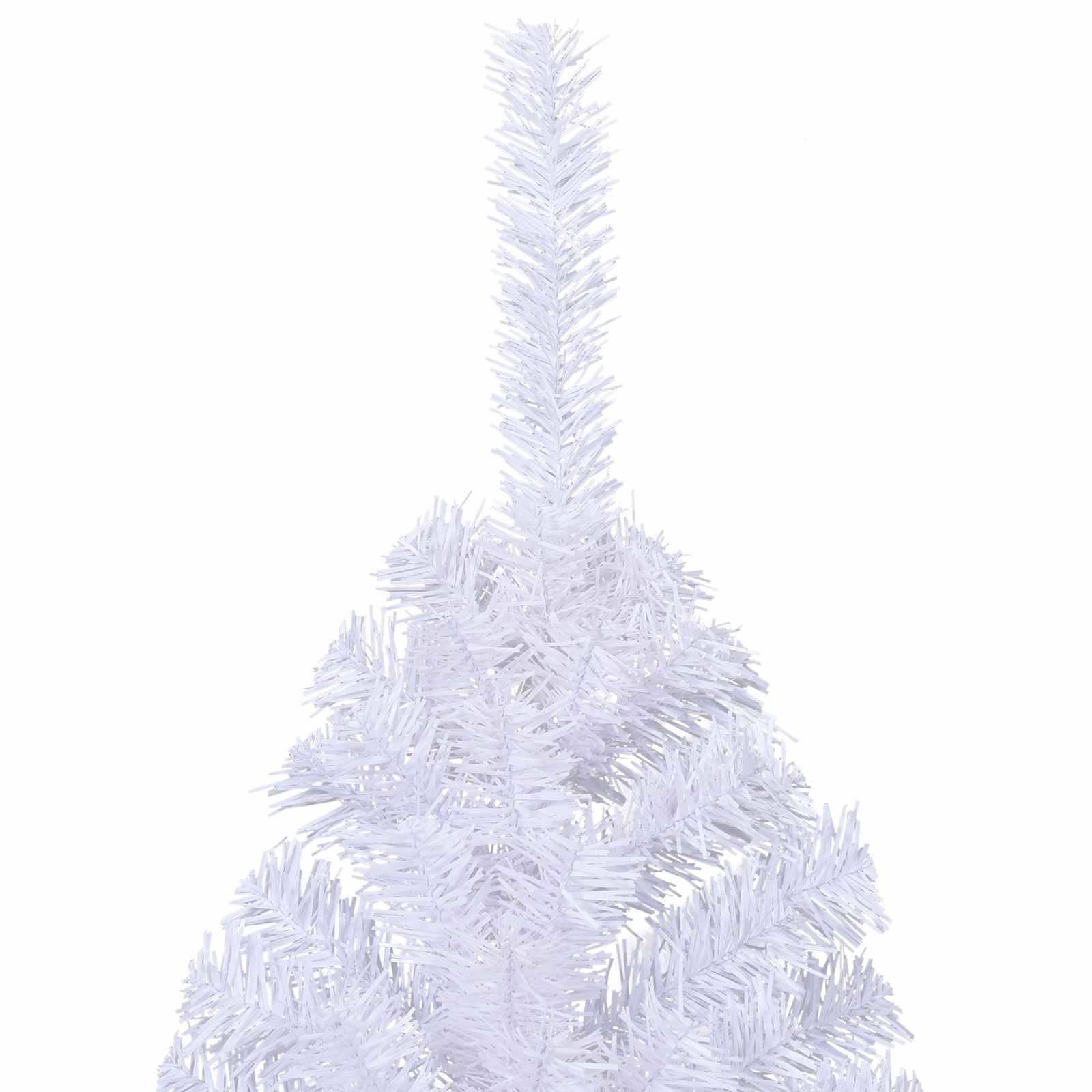 Artificial Christmas Tree with Stand White 240 cm PVC and Steel