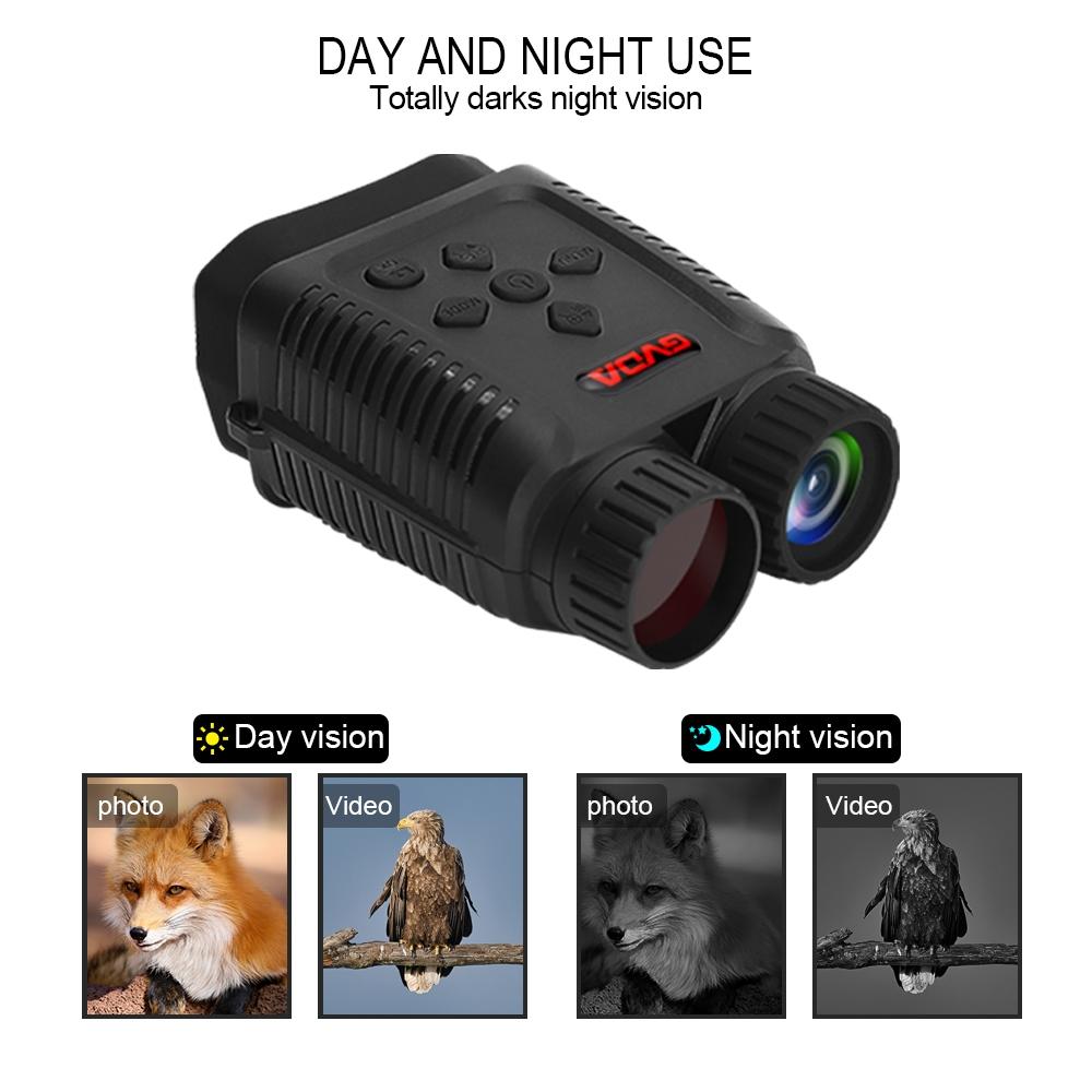 1080p Hd Infrared Night Vision Binoculars with 2.4 Tft Screen
