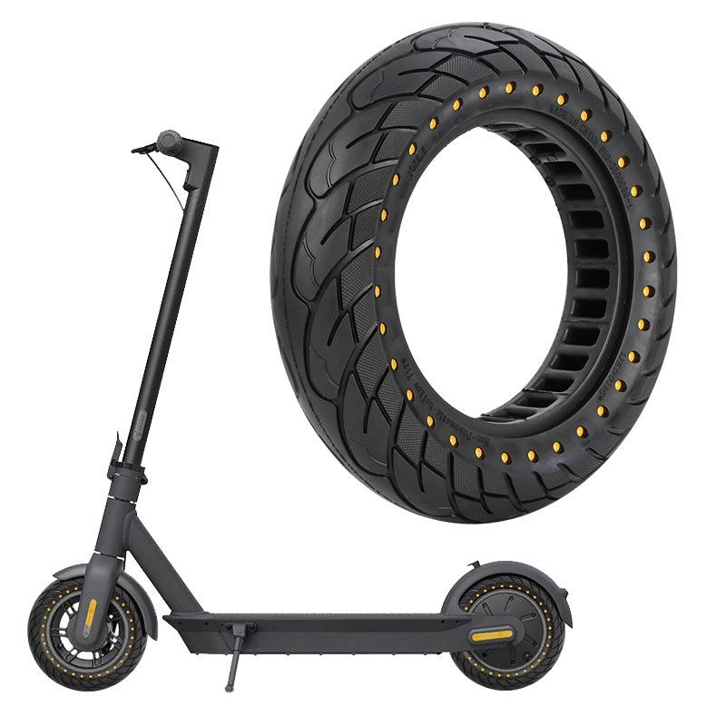 10 Inflatable Honeycomb Solid Run-flat Tire Electric Scooter - 36Mm Slot Blue
