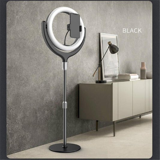 12 Inch Desktop Fill Light Beauty Bracket for Landing Headlights - Black