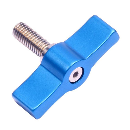 10pcs T-shaped Multi-directional Screw with M4 Aluminum Alloy Handle - Blue
