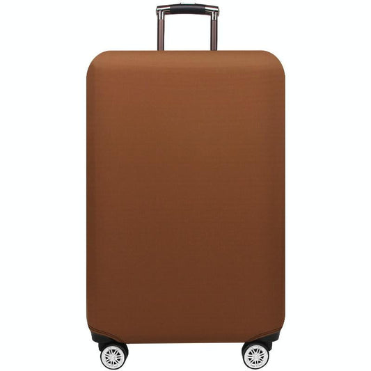 Xl Thickened Stretch Luggage Cover - Dust-proof & Wear-resistant - Coffee